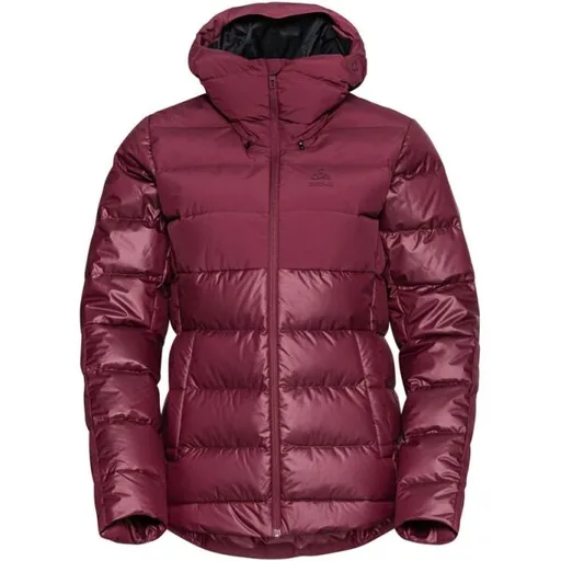 Odlo SEVERIN N-THERMIC HOODE INSULATED JACKET Dámská péřová bunda, vínová, velikost