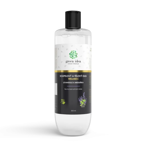 Levandule a meduňka - koupelový a tělový olej 500 ml - Green idea