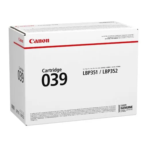 Canon CRG-039 0287C001 černý (black) originální toner