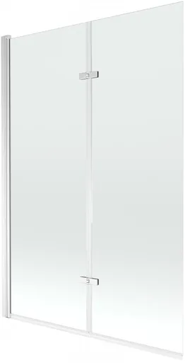 MEXEN Castor vanová zástěna 2-křídlo 120x150, transparent, chrom 892-120-002-01-00