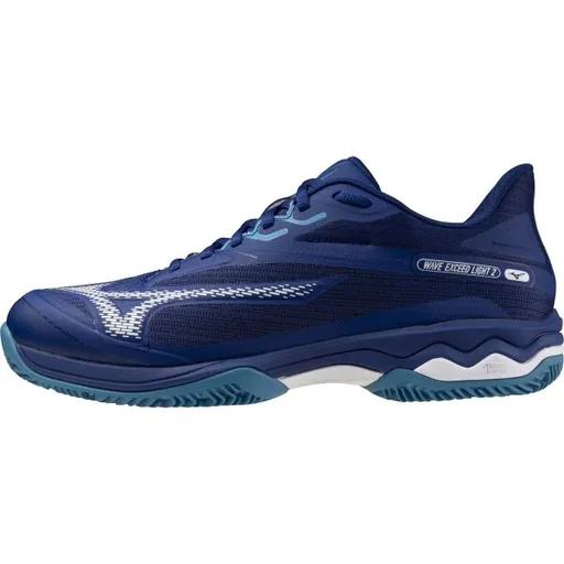 Mizuno WAVE EXCEED LIGHT 2 CC Pánská tenisová obuv, modrá, velikost 42.5