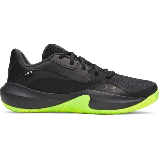 Under Armour LOCKDOWN 7 LOW Unisex obuv na basketbal, černá, velikost 44.5