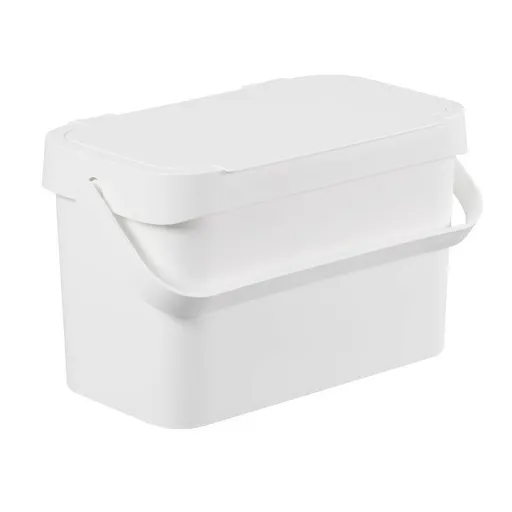 SmartStore Plastový koš na bioodpad Collect, bílá, 5 l