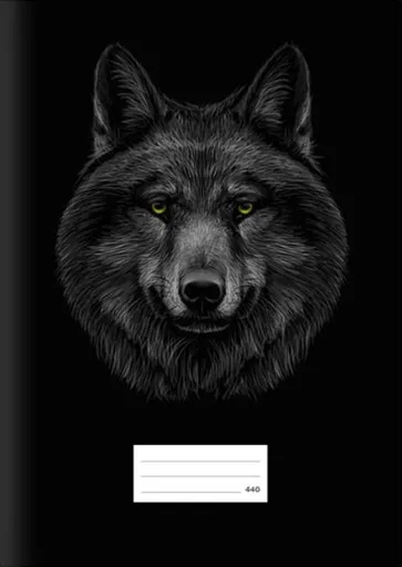 Školní sešit LUX A4 440, Vlk