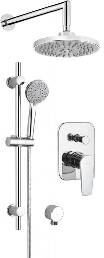 DEANTE Tubo páková baterie Podomítkový sprchový set NAC_09GA