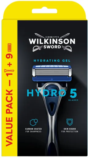 Wilkinson Sword Holicí strojek Hydro 5 Skin Protection + 9 hlavic