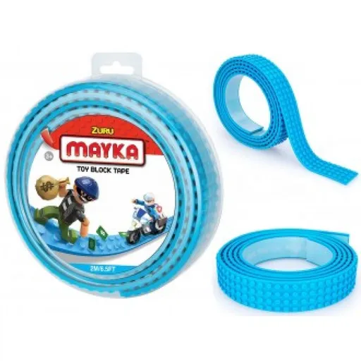 Mayka stavebnicová páska velká 2m světle modrá