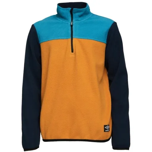 Umbro TAS Tenká dětská mikina, hnědá, velikost 116-122