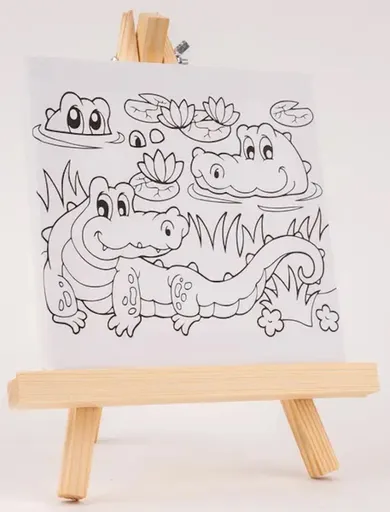 Plátno s předlohou - Krokodýl