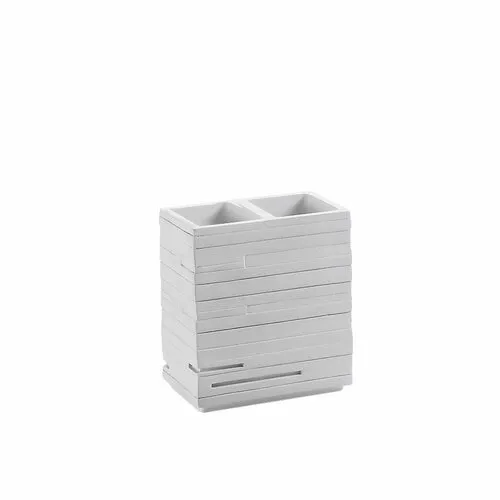 GEDY QU9802 Quadrotto držák kartáčků na postavení, bílá