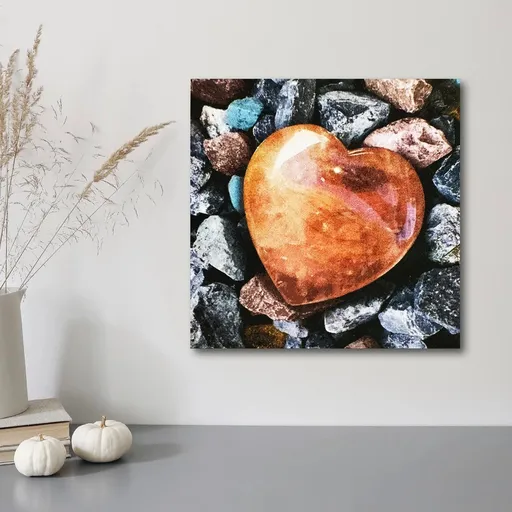 Weltbild Diamantové malování Kamenné srdce