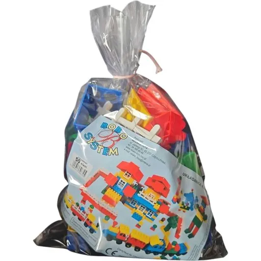 RELAKS-TOYS BOBO 50 KS Dětské kostky, mix, velikost