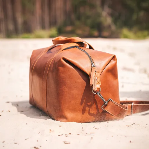 Pánská kožená cestovní taška The Chesterfield Brand Conor - koňak