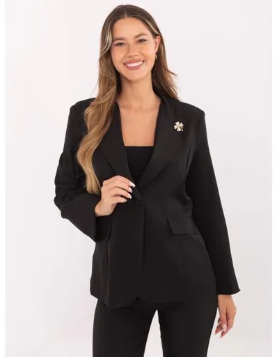 Černé elegantní dámské sako RUE PARIS