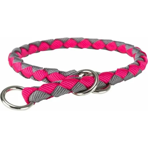 TRIXIE CAVO COLLAR M-L Polostahovací obojek, růžová, velikost