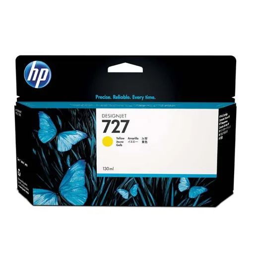 HP B3P21A - originální cartridge HP 727, žlutá, 130ml