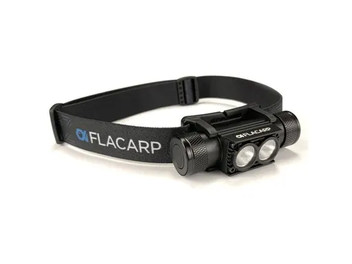 Flacarp Vodotěsná nabíjecí čelovka HL3UV  bílá + UV LED,Flacarp Vodotěsná nabíjecí čelovka HL3UV  bílá + UV LED