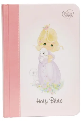 NKJV, Precious Moments Small Hands Bible, Hardcover, Pink, Comfort Print - Thomas Nelson