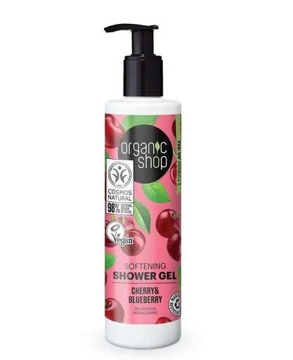 Organic Shop Zjemňující sprchový gel Třešeň a borůvka (Softening Shower Gel) 280 ml