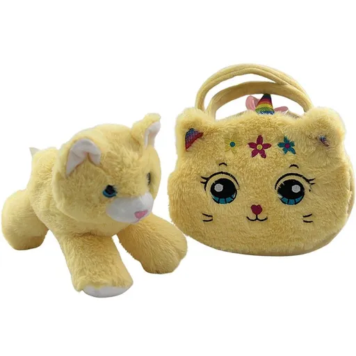 PLYŠÁKOV - Plyšová kabelka Kočka s kočičkou Olivie