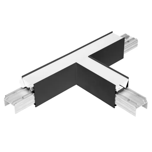 Ecolite LED spoj T linear 12W, 1320lm, 4000K,černá LN5070-SPOJ/T-12W/CR