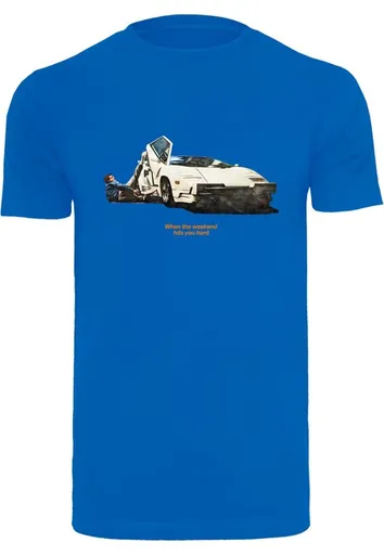 Mr. Tee Weekend Wolf Tee cobalt blue - S