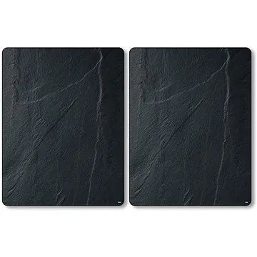 Kesper 2 ks, skleněná deska, motiv Kámen (36623)