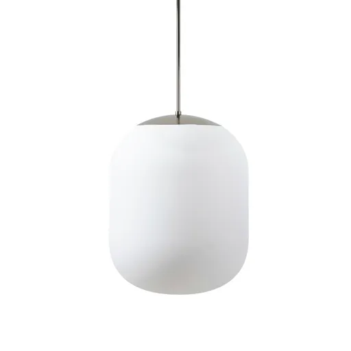 OSMONT TAN62322 TANIA P2 HP závěsné skleněné svítidlo nerez leštěná / bílá IP40 3000 K 59W LED