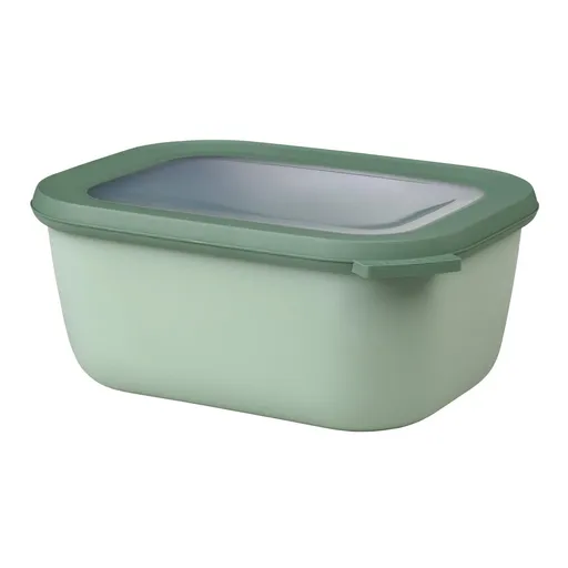 Box na potraviny CIRQULA RECT 1,5 l, severská šalvěj, plast, Mepal