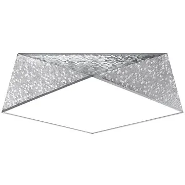 Stropní svítidlo HEXA 1xE27/60W/230V stříbrná (121724)