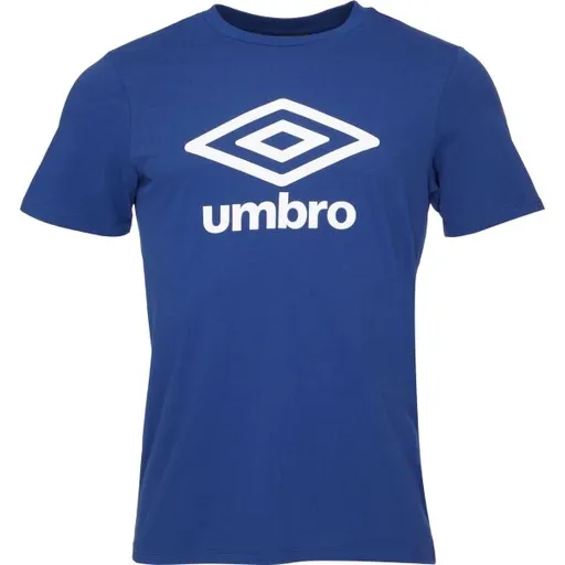 Umbro LARGE LOGO TEE ESSENTIALS Pánské triko, modrá, velikost
