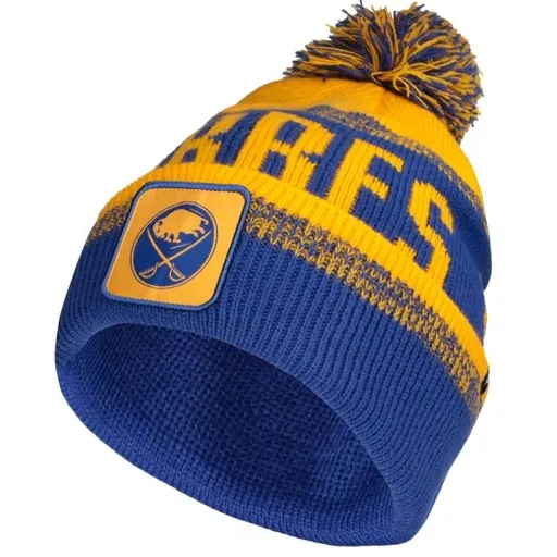 FANATICS BUFFALO SABRES THRIVE CUFFED POM BEANIE Čepice, modrá, velikost