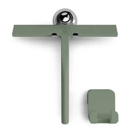 Gütewerk by blumfeldt Blaze, stěrka na sprchu, 23 cm, silikonový potah, jádro z nerezové oceli, moderní design