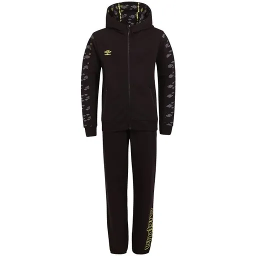 Umbro HOOLMY Chlapecká tepláková souprava, černá, velikost 116-122