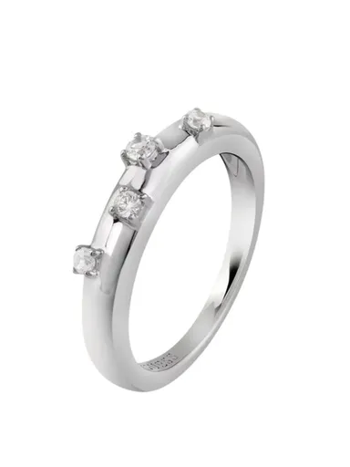 Guess Stříbrný prsten s krystaly Nuances JSBR04542JWRH 56 mm