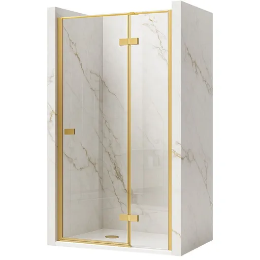 REA/S Sprchové dveře Atlas 120 Brush Gold vpravo KPL-K4677