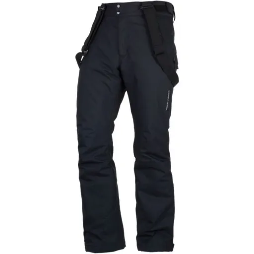 Northfinder KARZON Pánské lyžařské kalhoty, černá, velikost