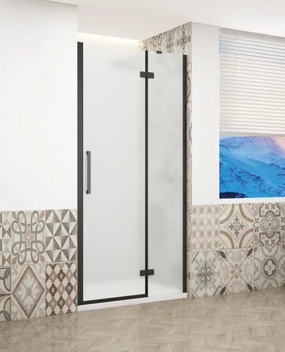 GELCO TRINITY BLACK dveře do niky pravé, 1200 matné sklo, GT1212MR-B GT1212MR-B