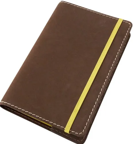 Kožený obal na diář Moleskine S 14 x 9 cm - kůže hnědá Nubuk