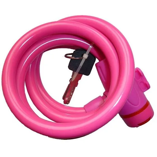 HAVEN COLOURFUL 10 x 120 Zámek na kolo, růžová, velikost