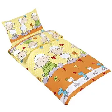 BELLATEX s.r.o. Povlečení dětské AGÁTA 90/029 ovečky 90 × 135,45 × 60 (3235)