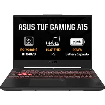 ASUS TUF Gaming A15 FA507XI-LP028 Jaeger Gray kovový (FA507XI-LP028)
