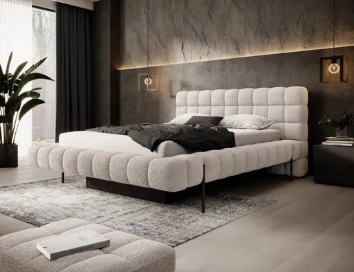 Postel Magentta s kovovým rámem 180x200