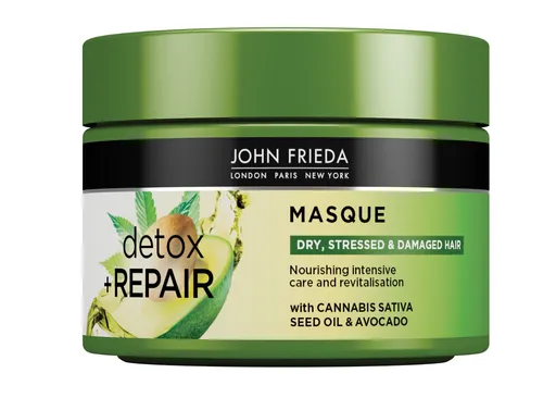 John Frieda Detox & Repair čisticí maska pro poškozené vlasy 250 ml