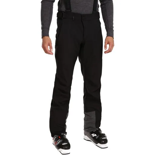 KILPI RHEA Pánské softshellové lyžařské kalhoty, černá, velikost