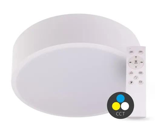 T-LED SMART TUYA Bílé LED stropní svítidlo kulaté 400mm 36W CCT s DO 105463
