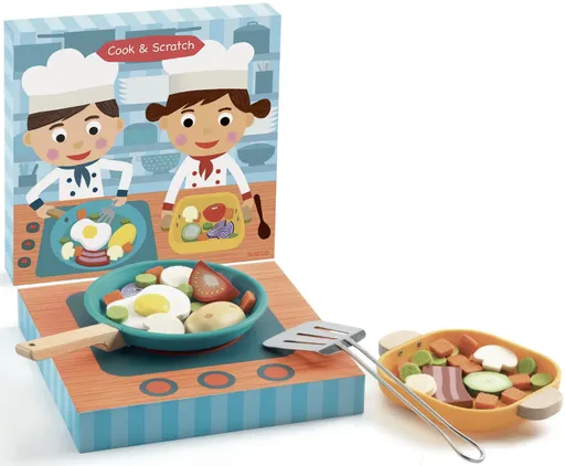 Dřevěný set - Vaření a smažení