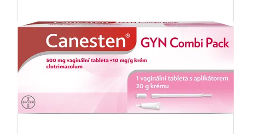 Canesten GYN COMBI PACK vaginální tableta a krém