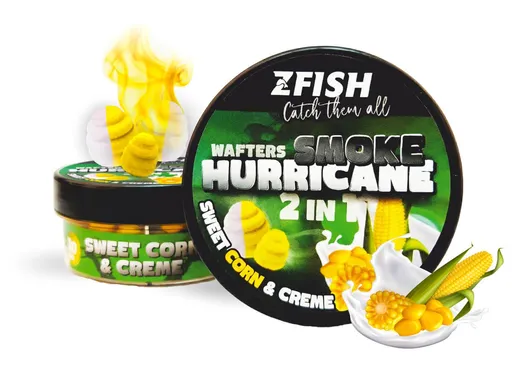 Zfish wafters smoke huricane 2in1 8-10 mm 30 g - sweet corn creme