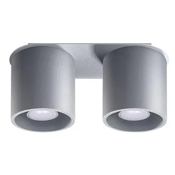 Stropní svítidlo ORBIS 2 2xGU10/40W/230V šedá (86391)